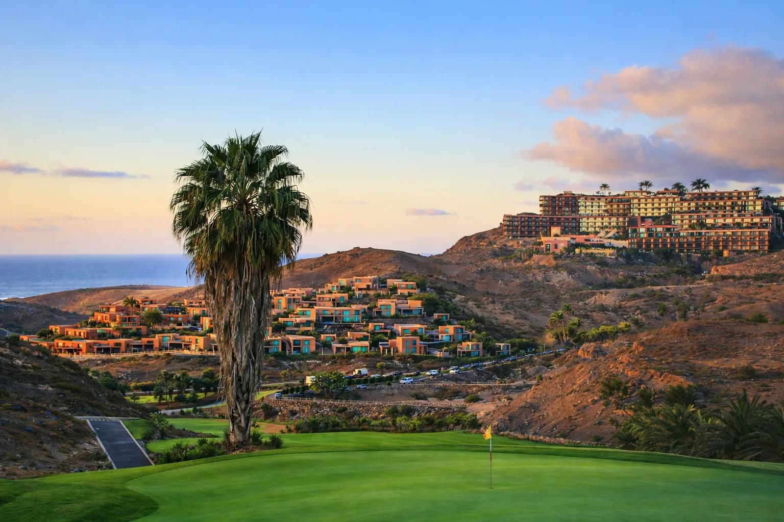 Salobre Golf, Gran Canaria — Modern golf-resort living with privacy, volcanic scenery, and elevated villa appeal.